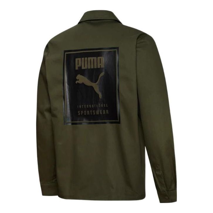 PUMA Sport Multi-Pockets Jacket 'Green Black' 534478-44