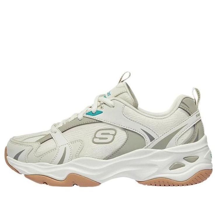 (WMNS) Skechers D'Lites 4.0 Shoes 'White Grey' 896266-OWGR
