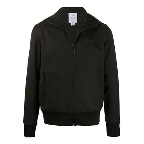 Men's Y-3 Embroidered Long Sleeves Jacket Black FS3329