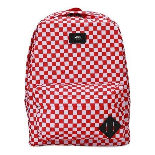 Vans Old Skool Checkerboard Backpack 'Red White' VN0A3I6RRND