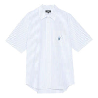 Stussy Boxy Striped S/S Shirt 'White' 1110231