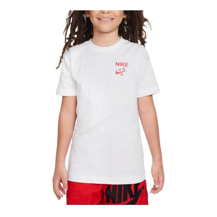 (GS) Nike Sportswear T-Shirt 'White' FD3988-100