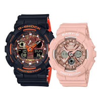 CASIO Baby-G 'Black & Pink' BA-130-4APR+GA-100BR-1APR