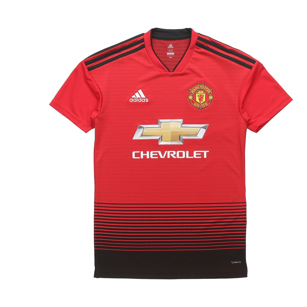 adidas Manchester United 18/19 Fan Edition Home Jersey 'Red Black' CG0040
