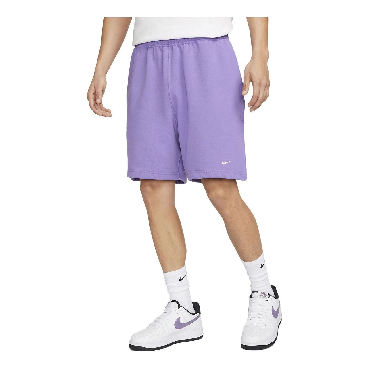 Nike Solo Swoosh Shorts 'Purple' DX0817-567