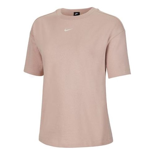 (WMNS) Nike SPORTSWEAR Athleisure Casual Sports Loose Short Sleeve Pink DD0501-222