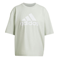 (WMNS) adidas Future Icons Badge of Sport T-Shirt 'Green' HK0508