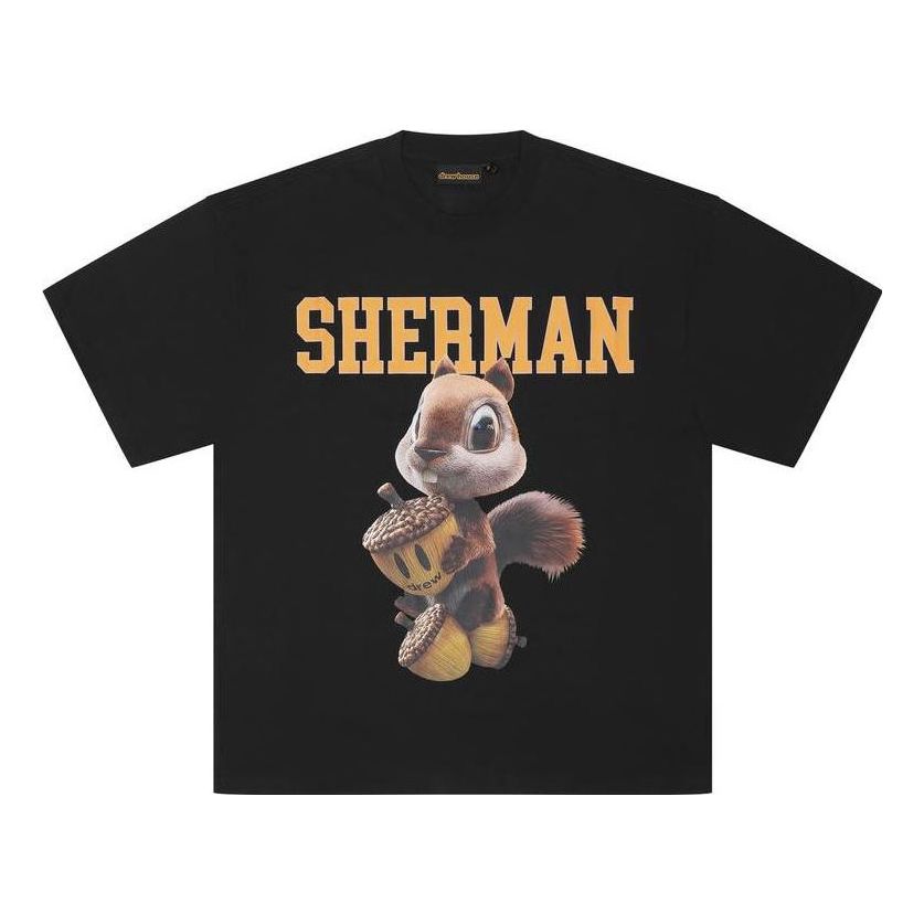 Drew House 3D Sherman T-shirt 'Black' DR-FW22-539