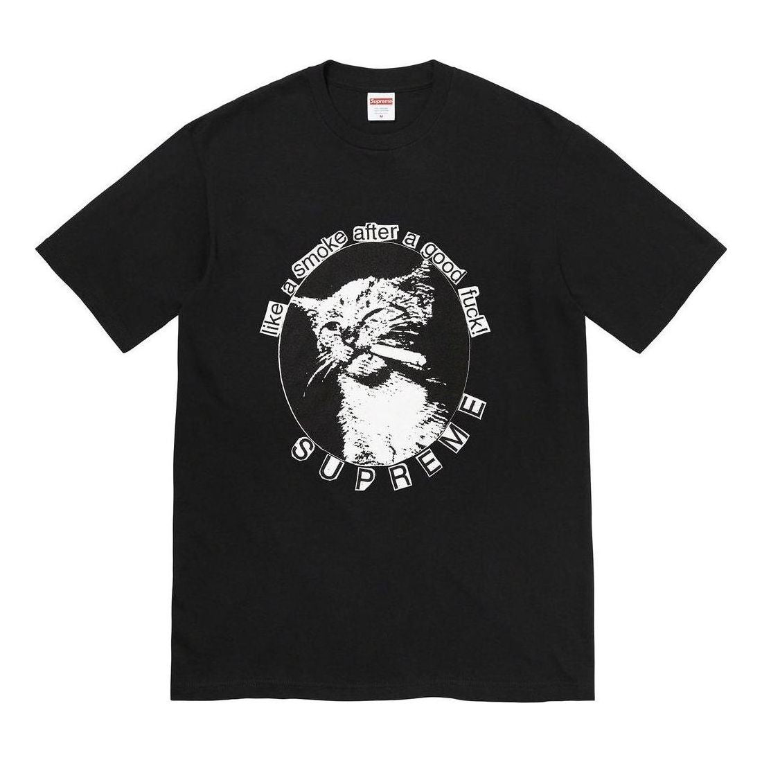 Supreme Smoke T-Shirt 'Black White' SUP-SS23-007