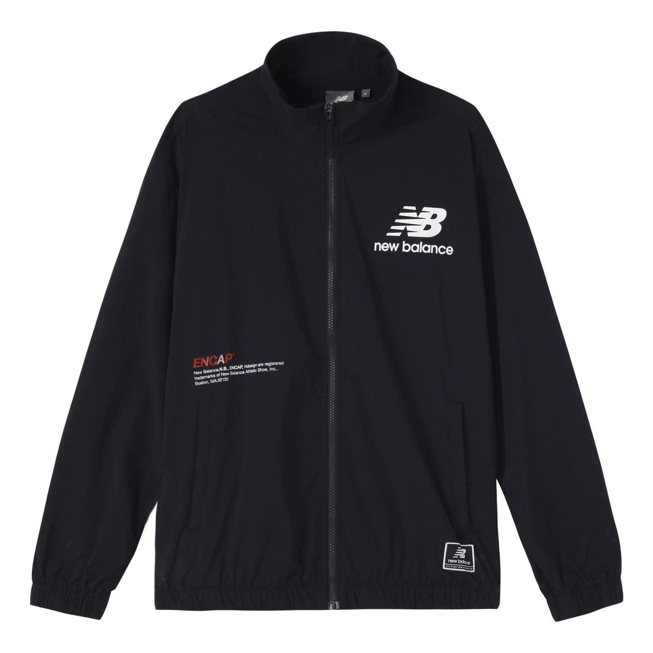 New Balance Casual Cargo Jacket 'Black White' NAA24031-BK