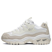 (WMNS) Skechers Energy GS White/Brown 13414-WNT