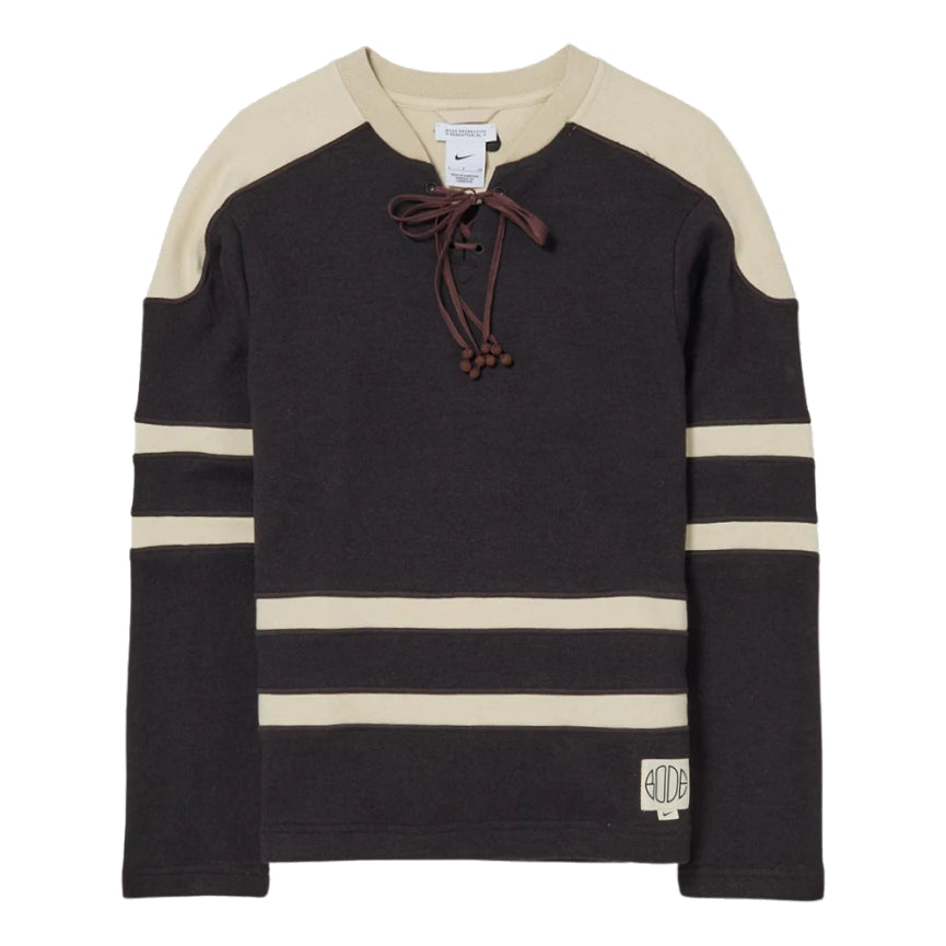 Nike x Bode Astro Grabber Lacing Knit Sweater Asia Sizing 'Shaded Brown Natural Linen White' FJ0218-235