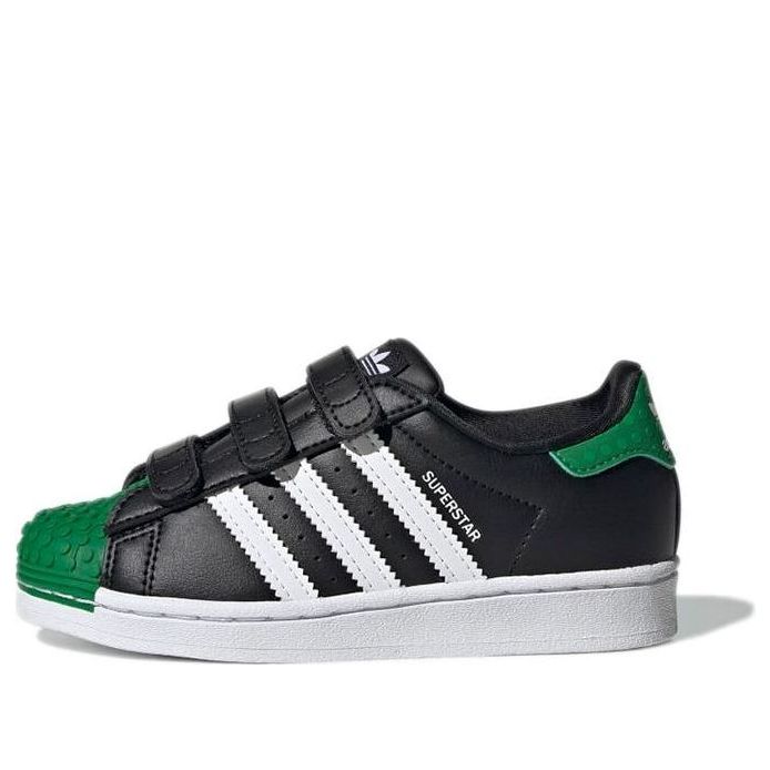 (PS) adidas originals Superstar x LEGO 'Core Black Green' GY3325
