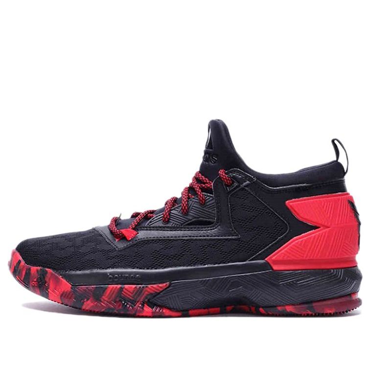 adidas D Lillard 2 'Black Light Scarlet Cardinal' B42387