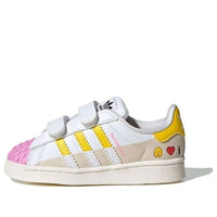 (TD) adidas Superstar x LEGO Shoes 'White Yellow Pink' IF2912
