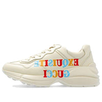 (WMNS) Gucci Rhyton Exquisite Shoes 'Beige' 720954-DRW00-9522