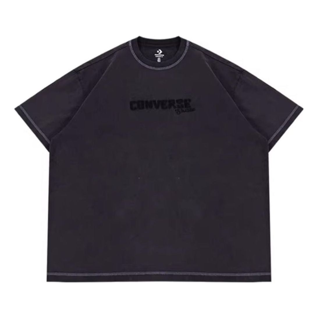 Converse Skateboard Wash Tee 'Washed Black' 10026164-A03
