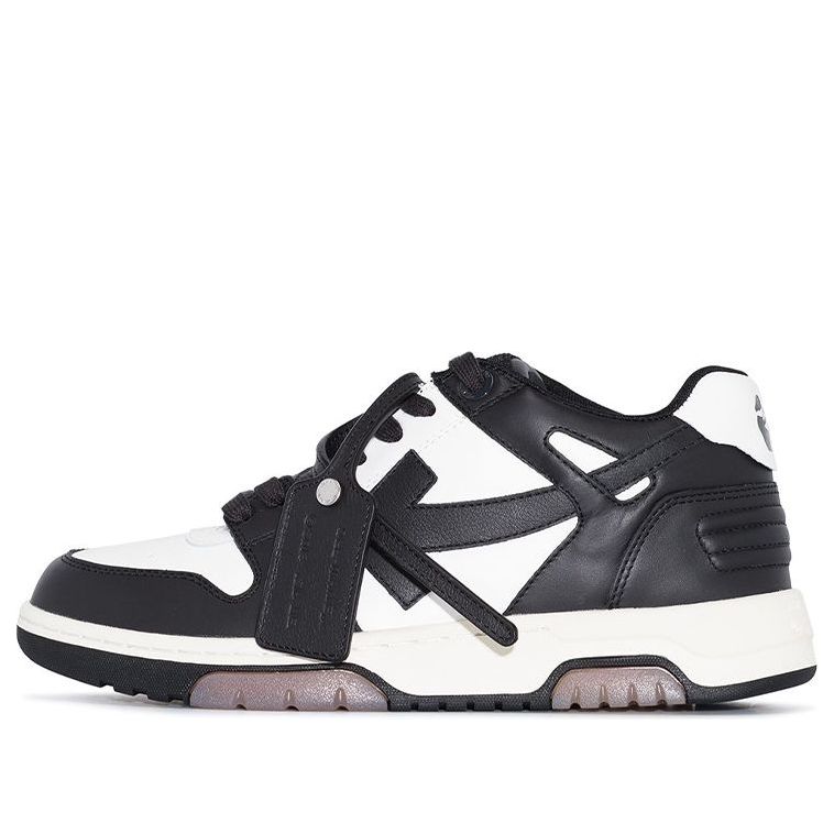 Off-White Out Of Office Low-Top Sneaker 'Black White' OWIA259F21LEA0010107