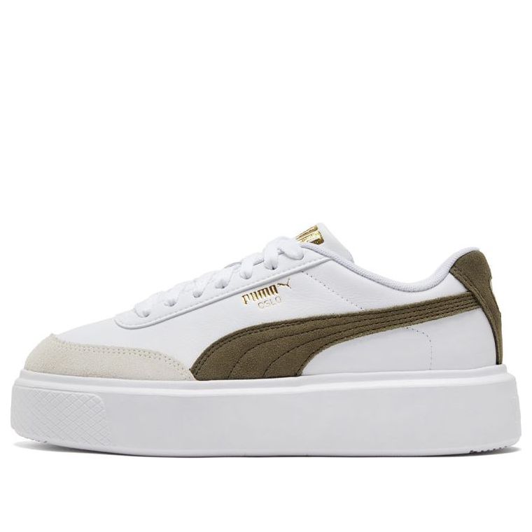 (WMNS) PUMA Oslo Maya Archive Sneakers White/Green 375057-03