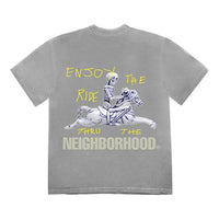 Travis Scott Cactus Jack X Neighborhood Carousel T-Shirt 'Grey' TC-384