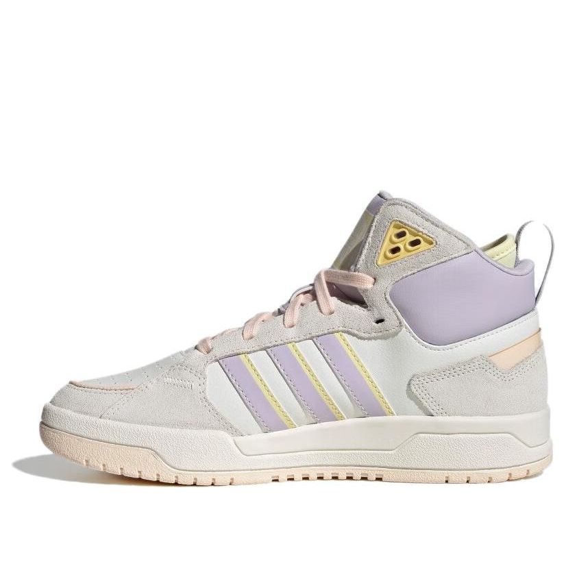 (WMNS) adidas Neo 100DB Basketball Shoes 'White Beige Purple' IG1567
