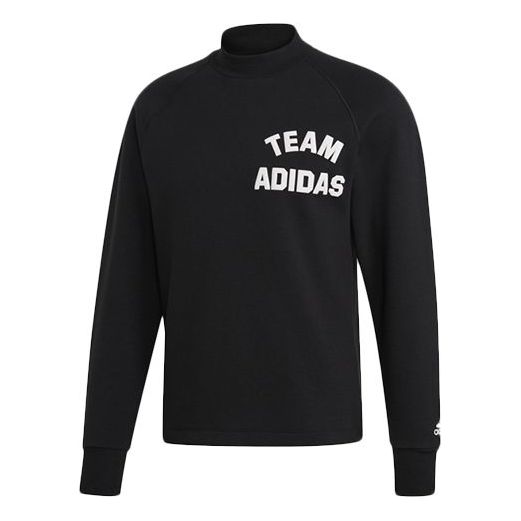 adidas M Vract Crew Alphabet Printing Knit Black EA0383