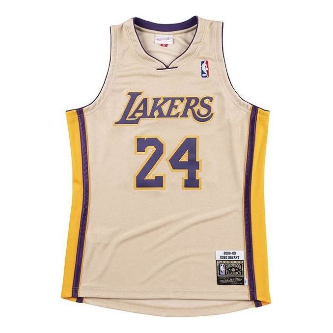 Mitchell & Ness NBA Premium Gold Jersey Los Angeles Lakers 2008-09 Kobe Bryant 'Beige' NNBJBW18052-LALGOLD08KBR