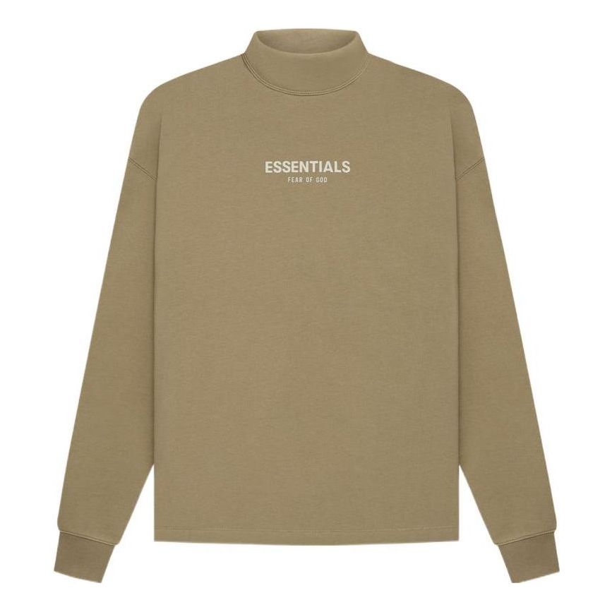 Fear of God Essentials SS22 Relaxed Mockneck Oak FOG-SS22-927