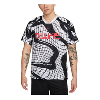 Nike Dri-FIT Football Shirt 'Black White' FB6408-100