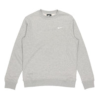 Men's Nike Fleece Lined Embroidered Small Logo Classic Sports Gray 916609-063