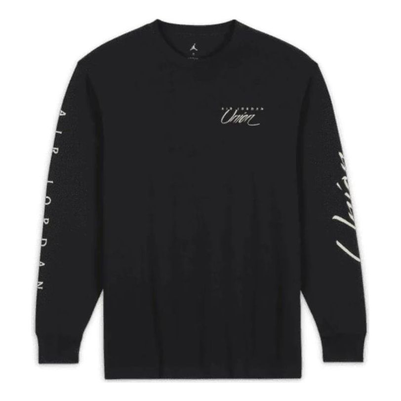 Air Jordan Long-Sleeve T-shirt x Union 'Black' DV7342-010