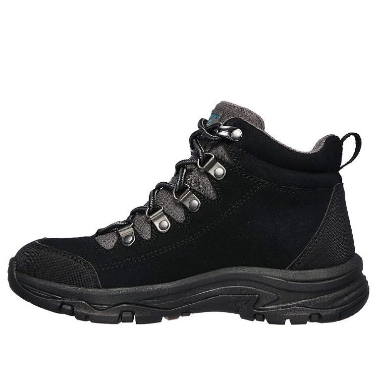 (WMNS) Skechers Trego-El Captian High-Top Black 158254-BKGY