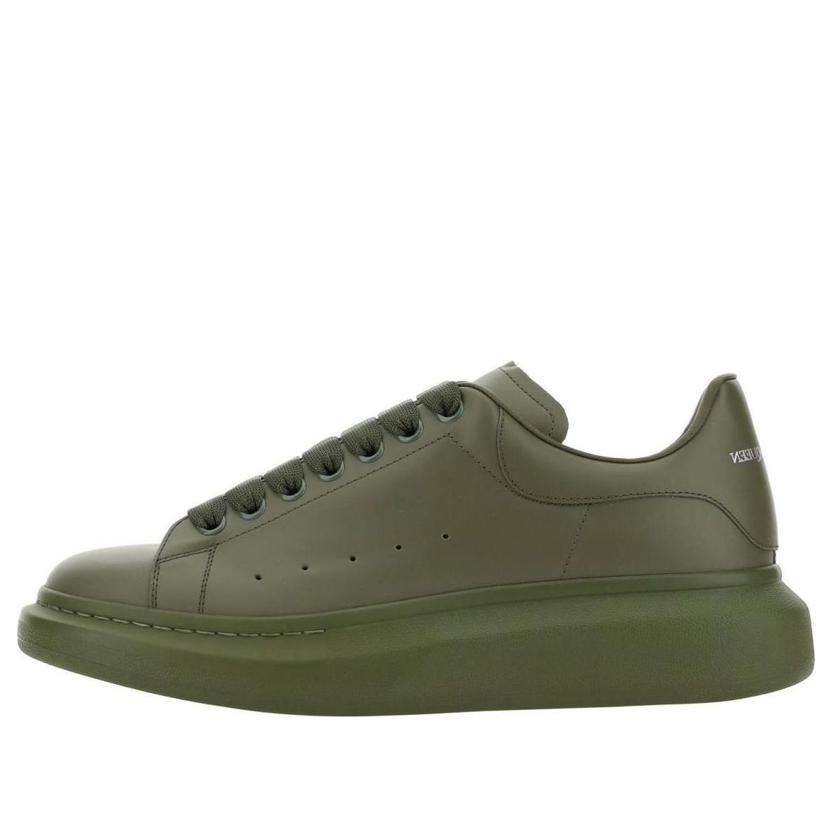 Alexander McQueen Oversized Sneakers 'Olive Green' 727388WHTQ43211
