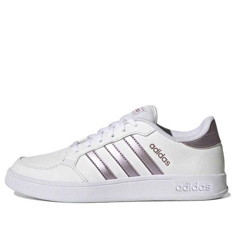 (WMNS) adidas Breaknet Tennis Shoes 'White Matte Purple Metallic' GX4323