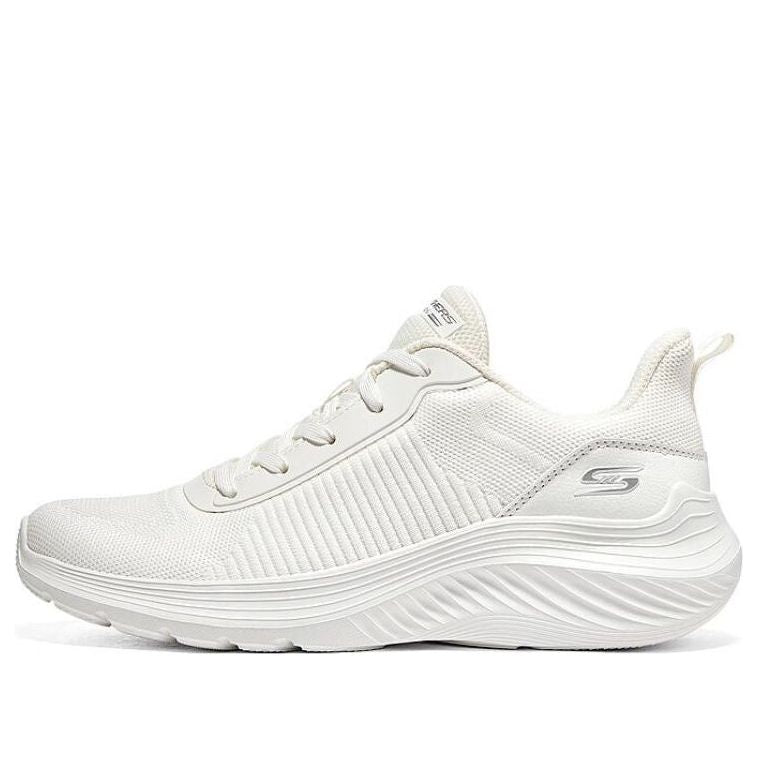 (WMNS) Skechers Bobs Squad Waves 'White' 117470-OFWT