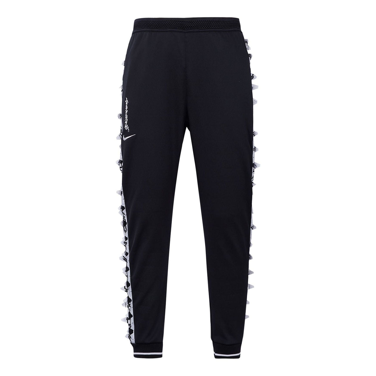 Men's Nike x ACRONYM Crossover Contrasting Colors Stripe Elastic Waistband Sports Pants/Trousers/Joggers Black CZ4676-010