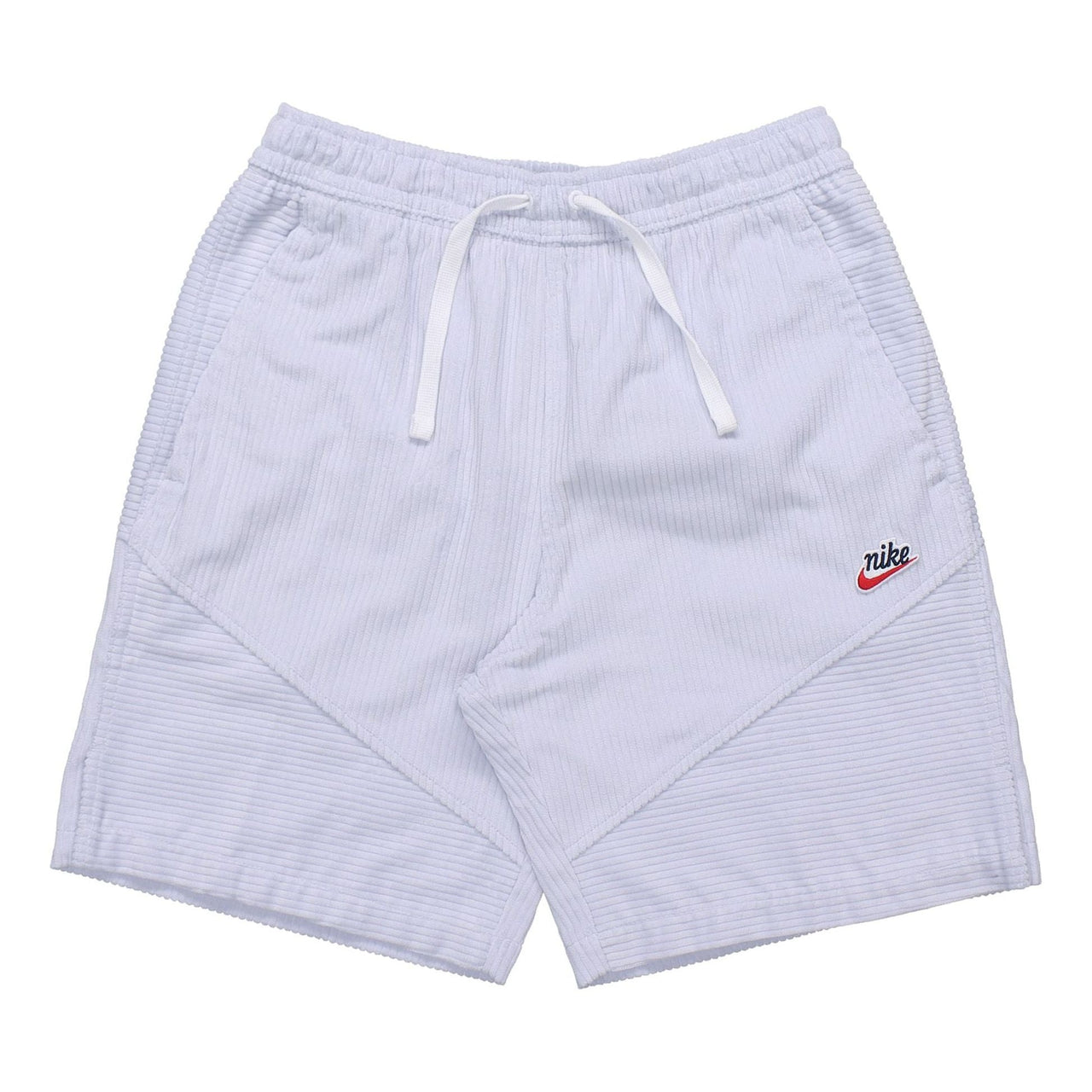 Nike Sportswear Heritage Windrunner Splicing Corduroy Sports Short Pant Male WhiteGold DA0030-043