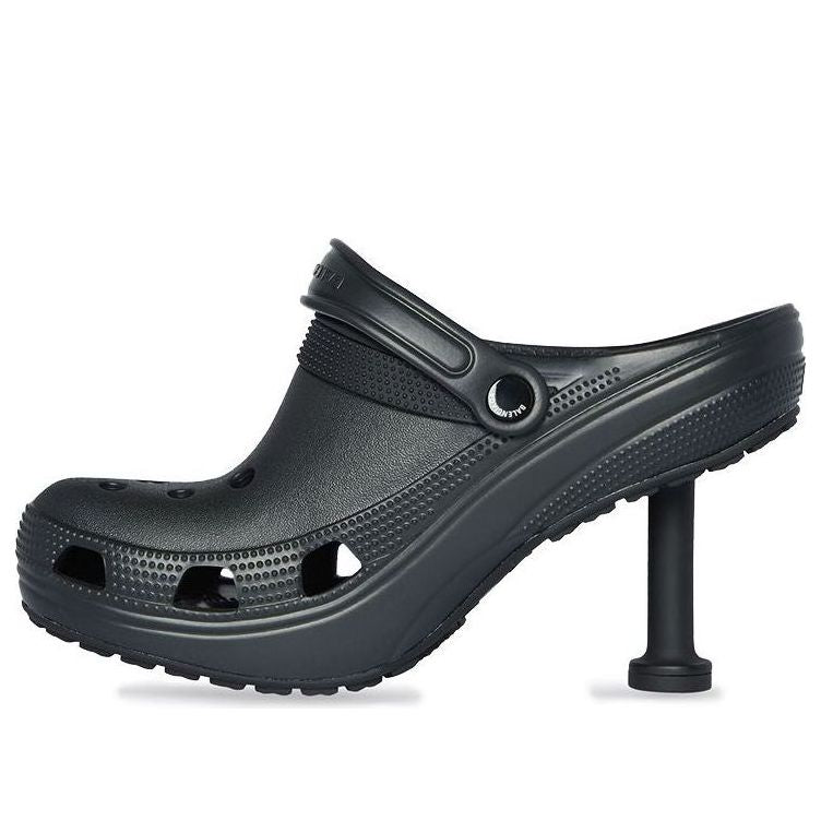 (WMNS) Crocs x Balenciaga Shoes 'Black' 677390W1S8E1000