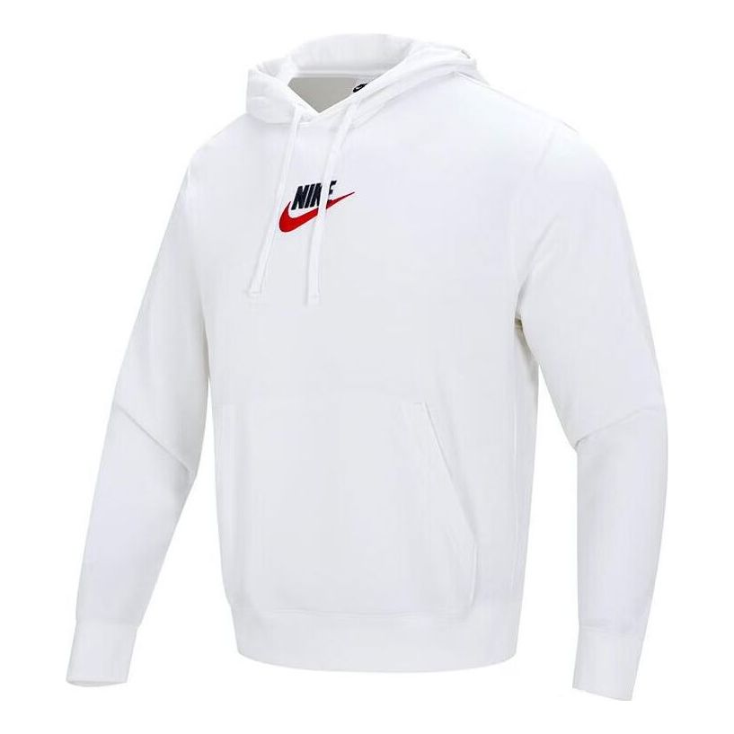 Nike Club Pullover Hoodie 'White' FB7789-100