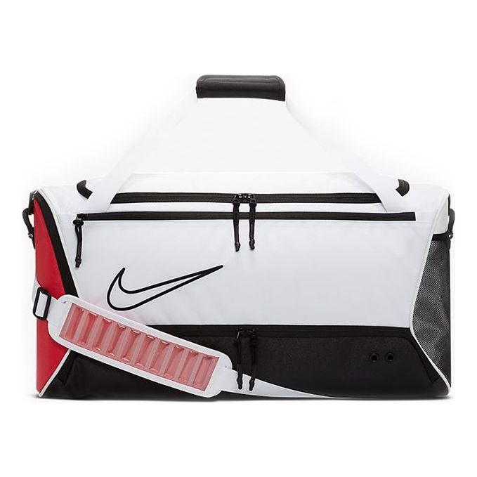 Nike Elite Basketball Duffel Bag 'White Black University Red' BA6163-100