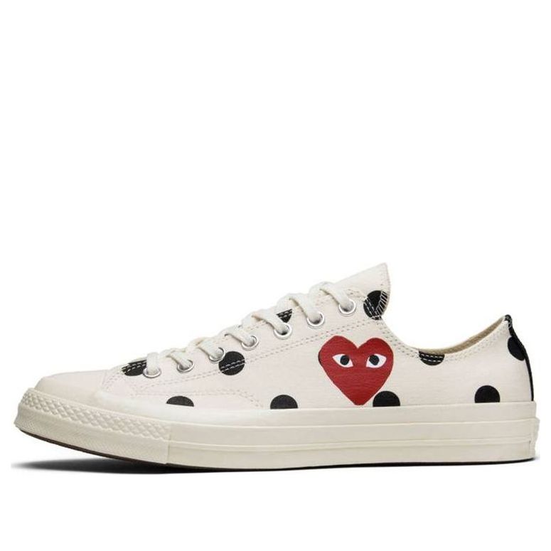 Converse x COMME des GARCONS PLAY Chuck 70 Low 'White Polka Dot' 157249C