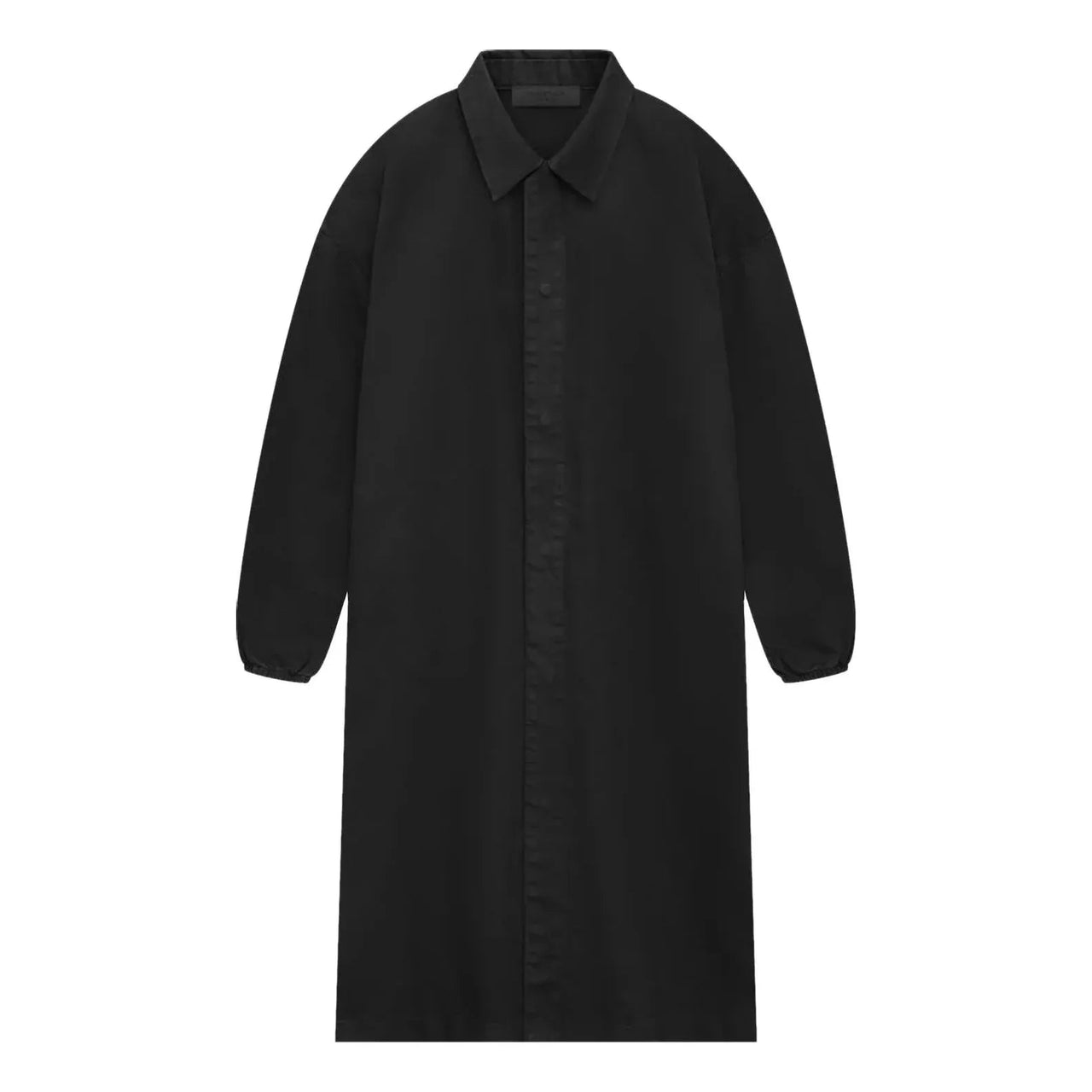 Fear of God Essentials SS24 Denim Car Coat 'Jet Black' 202SP244571F