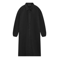 Fear of God Essentials SS24 Denim Car Coat 'Jet Black' 202SP244571F