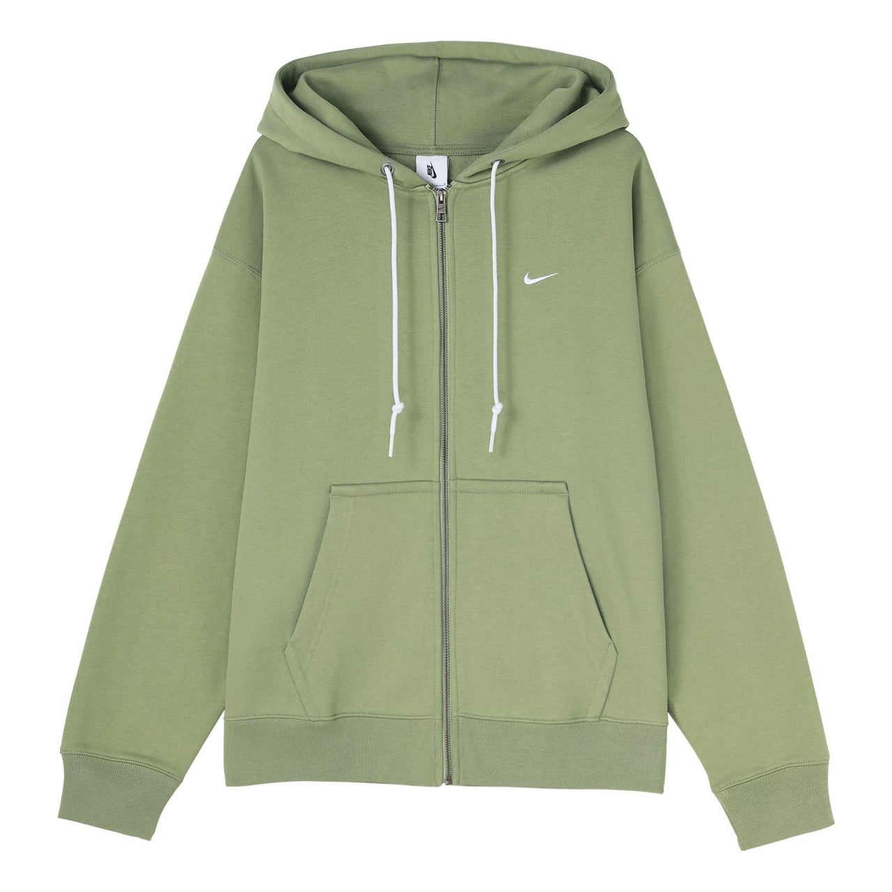 Nike Solo Swoosh Full-Zip Hoodie 'Oil Green' DR0404-386