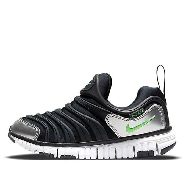 (PS) Nike Dynamo Free 'Black Dark Ash Metallic Chrome' 343738-028