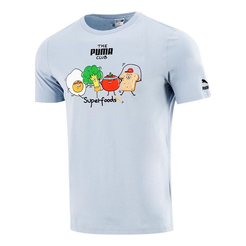 PUMA Club Graphic T-Shirt 'Blue' 533197-61