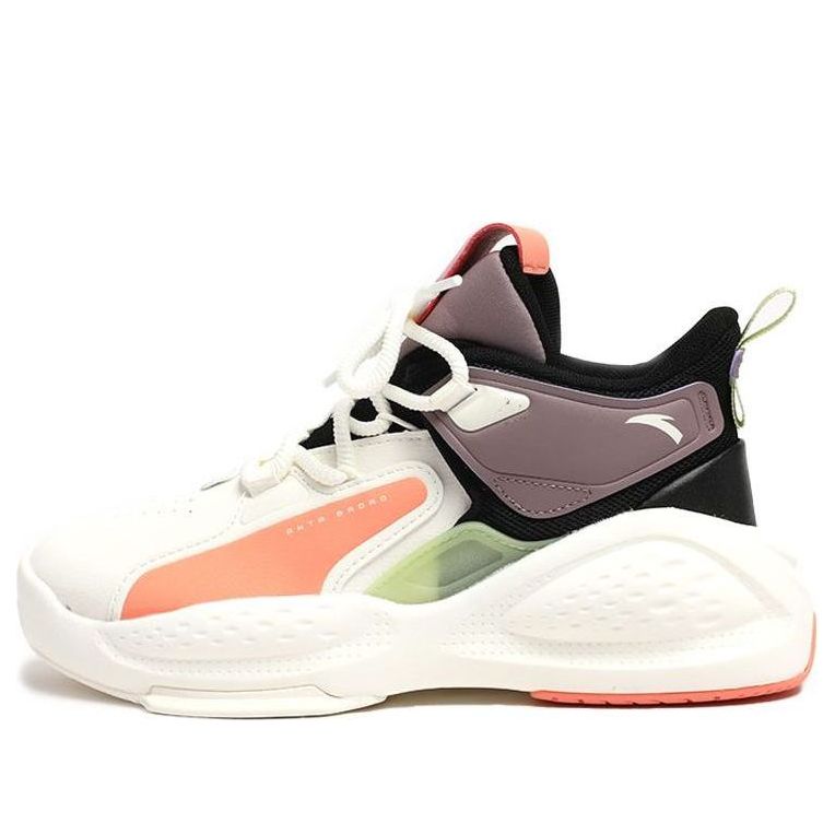 (WMNS) ANTA Badao Mid 'White Black Purple' 122048080-9