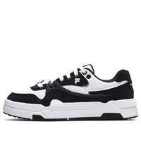 (WMNS) FILA FUSION Bank Skate Shoes 'Black White' T12W242205FBW