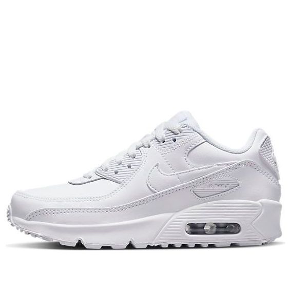 (GS) Nike Air Max 90 Leather 'White' CD6864-100