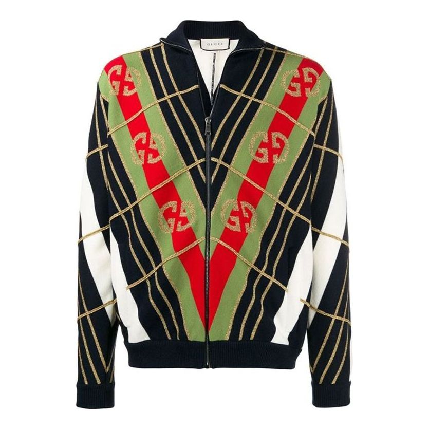 Gucci Bomber Knit Jacket 'Multicolor' 571558-XKAQD-4548